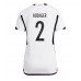 Duitsland Antonio Rudiger #2 Voetbalkleding Thuisshirt Dames WK 2022 Korte Mouwen